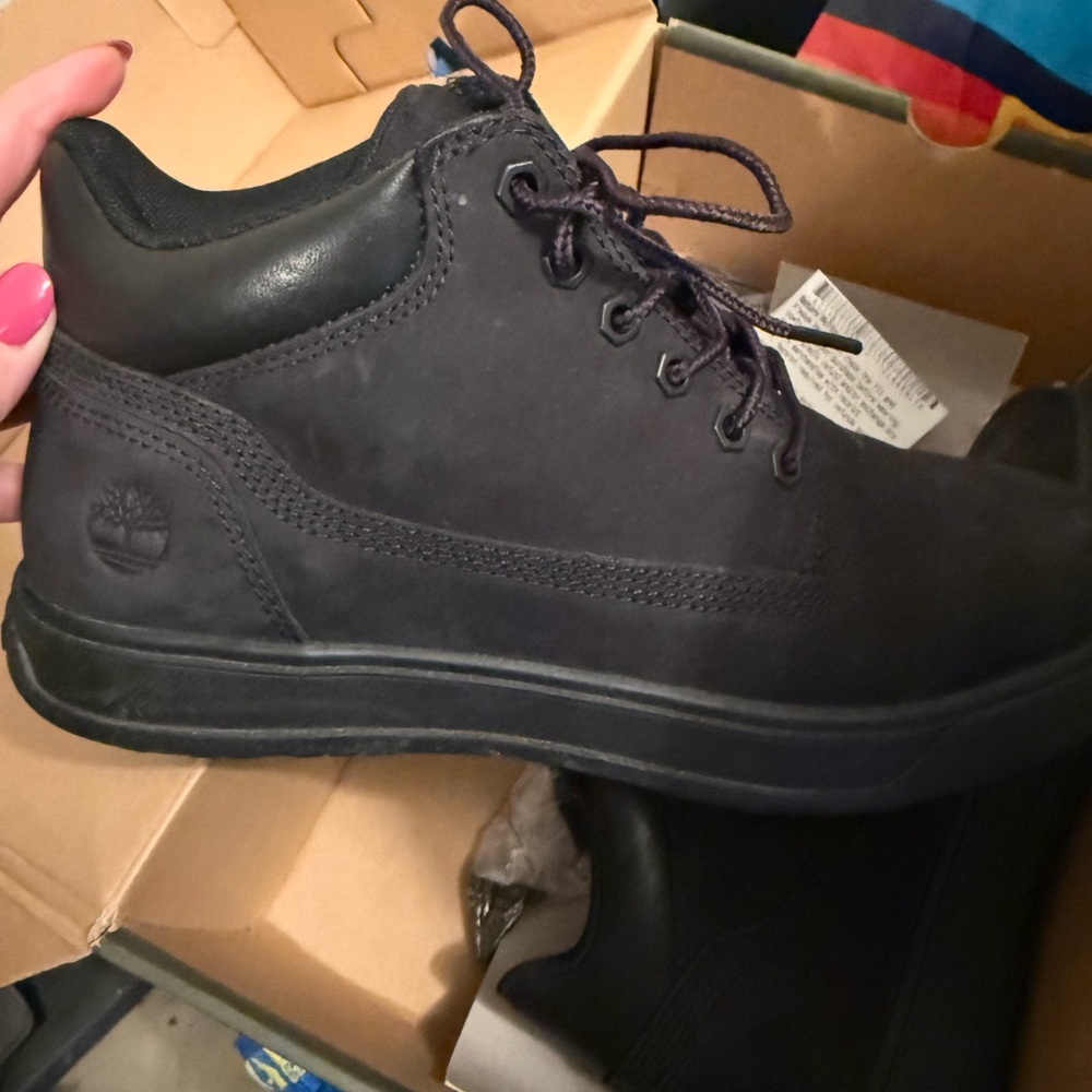 Timberland Men's Dark Leather Boots
